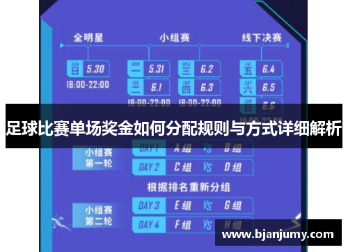 足球比赛单场奖金如何分配规则与方式详细解析